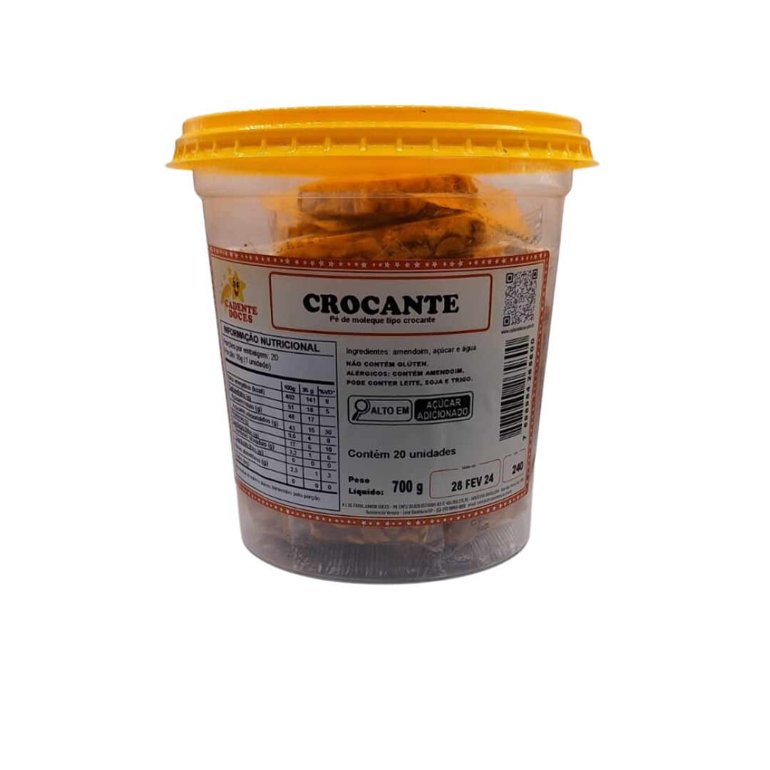 Crocante – pote 20 un 700g